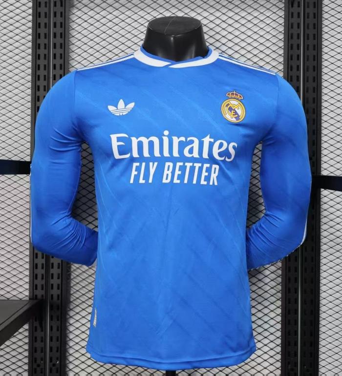 Real Madrid 2025/2026 third shirt long sleeve Player Version