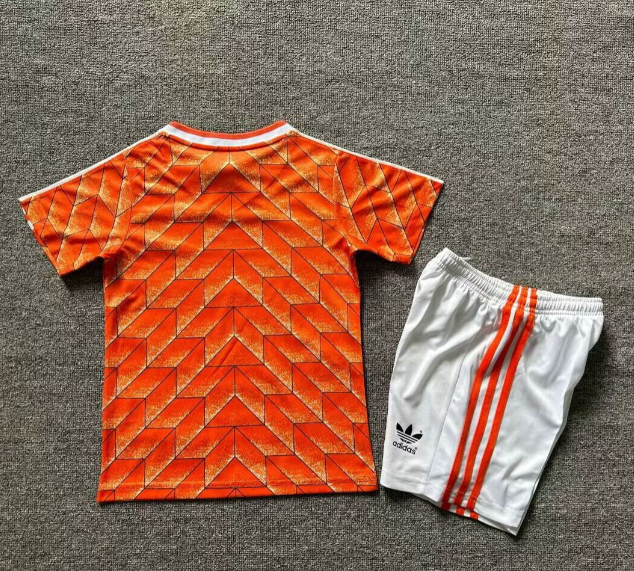 Netherlands 1988 home retro kids kit (top+shorts)
