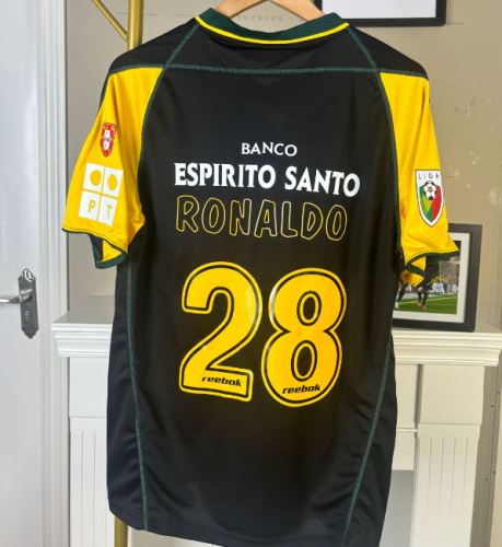 Sporting CP 2002/2003 retro away shirt Ronaldo