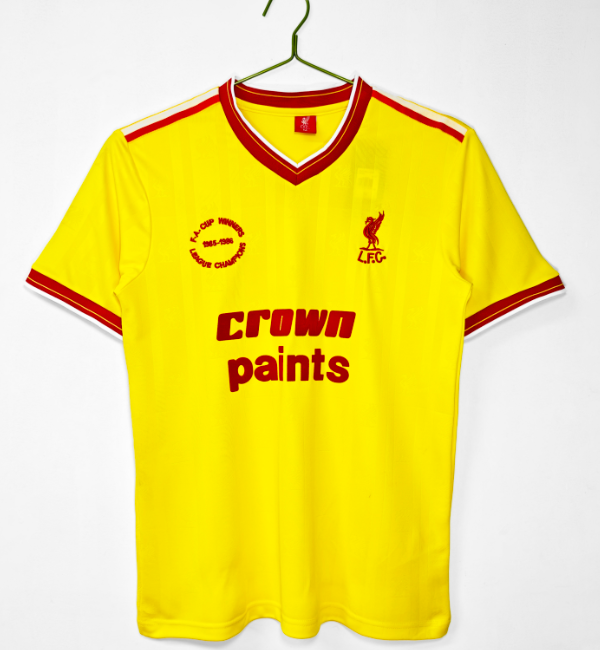 Liverpool 1985/1986 away retro shirt