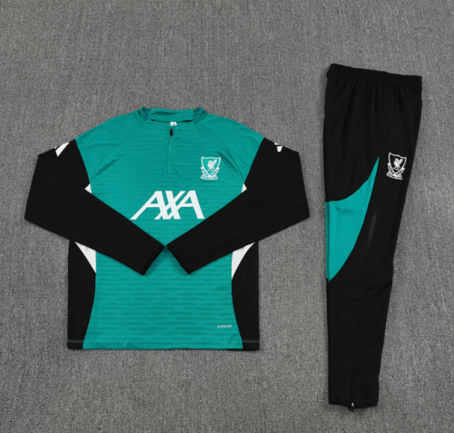 Liverpool 2025/2026 1/4 zipper tracksuit green