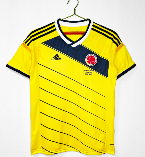 Colombia 2014 home retro shirt