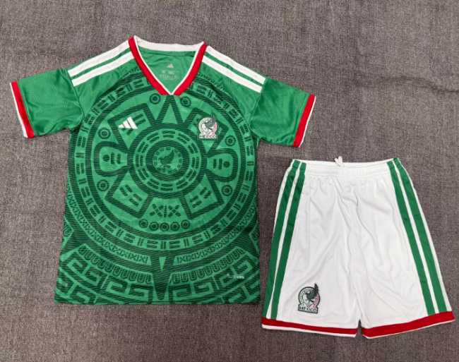 Mexico 2026 home full set kit (Adult and Kids)