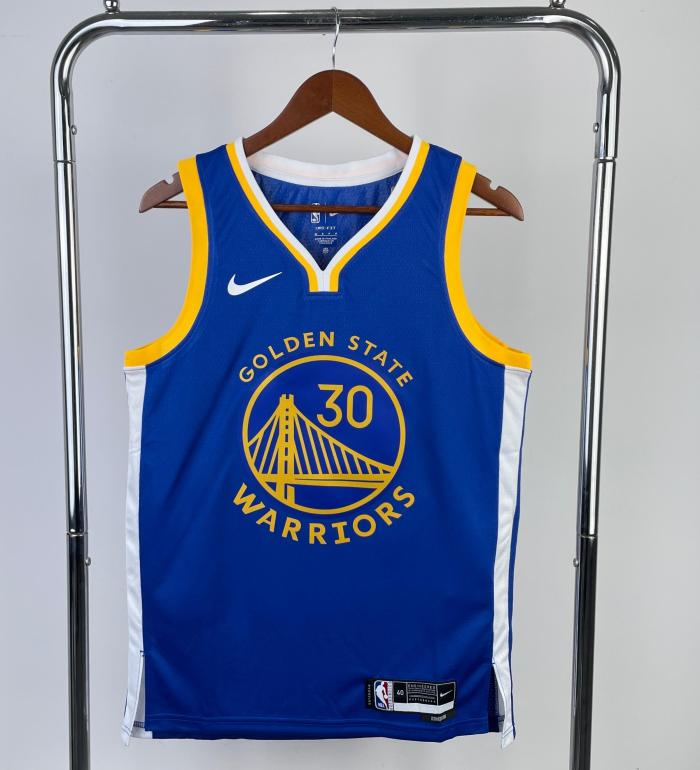 Golden State Warriors NBA Shirt V-Neck 2023 season Blue Curry 30