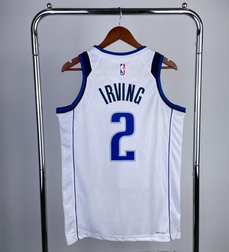 Dallas Mavericks NBA Shirt 2023 season White IRVING 2