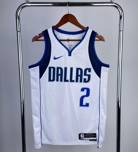 Dallas Mavericks NBA Shirt 2023 season White IRVING 2