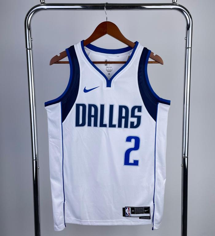 Dallas Mavericks NBA Shirt 2023 season White IRVING 2