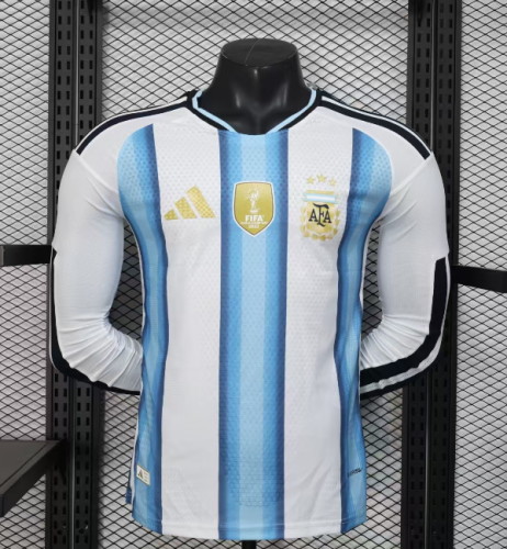 Argentina 2026 home shirt Messi player version long sleeve