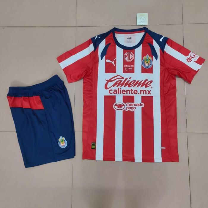 Chivas Guadalajara CD 2025/2026 home full set kit