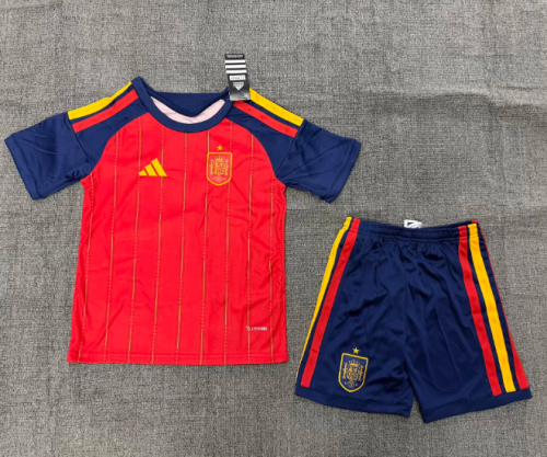 Spain Nation team 2026 home full set kit (Adult and Kids)