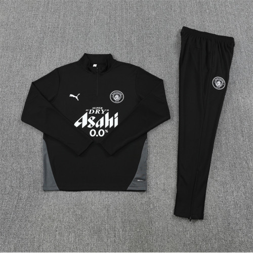 Manchester City 2025/2026 1/4 zipper tracksuit black