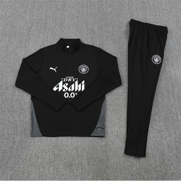 Manchester City 2025/2026 1/4 zipper tracksuit black