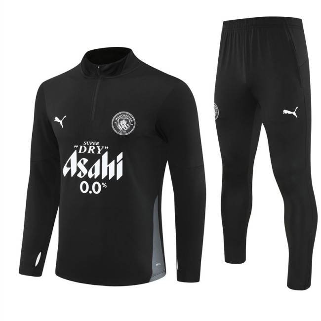 Manchester City 2025/2026 1/4 zipper tracksuit black