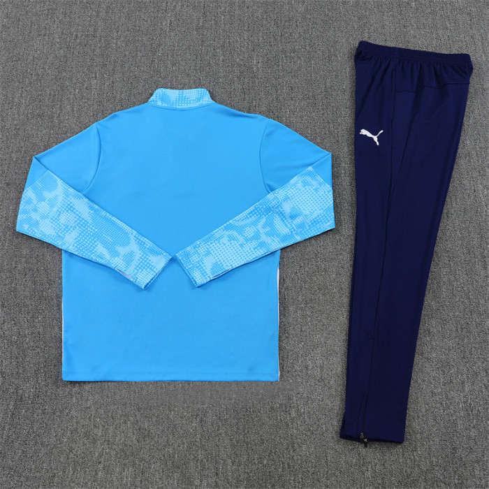 Manchester City 2025/2026 1/4 zipper tracksuit blue