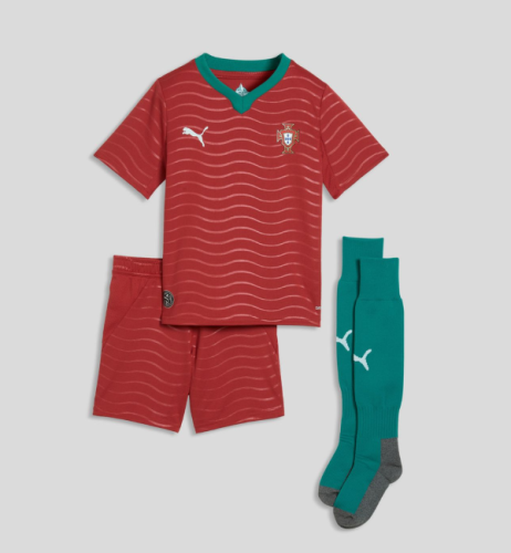 Portugal Nation team 2026 home full set kit (Adult and Kids) Ronaldo