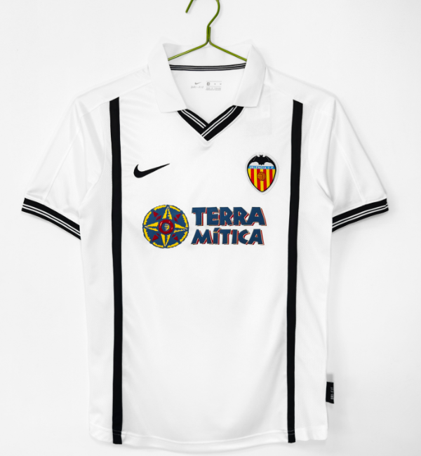 Valencia FC 2000/2001 home retro shirt
