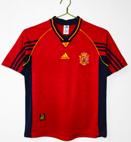 Spain 1998 home retro shirt