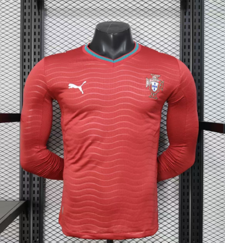 Portugal 2026 home shirt Ronaldo player version (long sleeve)