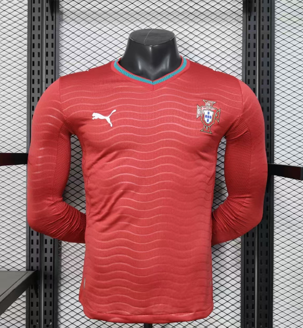 Portugal 2026 home shirt Ronaldo player version (long sleeve)