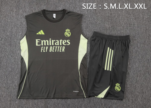 Real Madrid 2025/2026 vest tracksuit Grayish green
