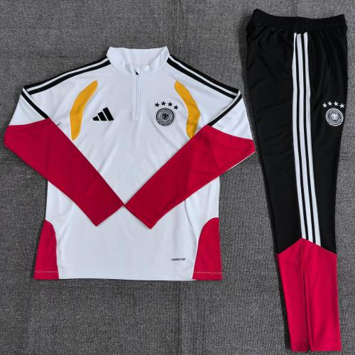 Germany 2026/2027 1/4 zipper tracksuit white