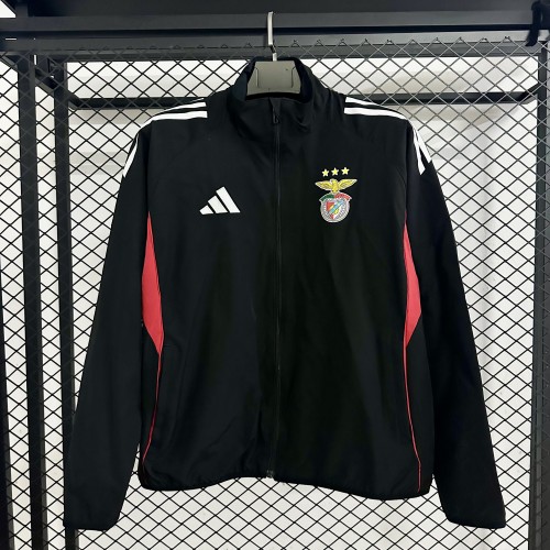 Benfica 2026 windbreaker coat Black