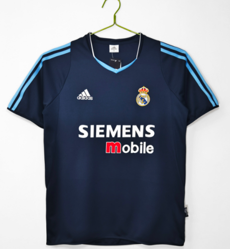 Real Madrid 2003/2004 away retro shirt