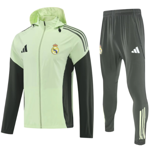 Real Madrid 2025/2026 windbreaker grass green suit