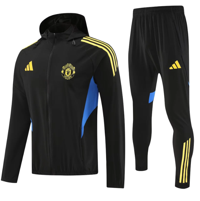 Manchester United 2025/2026 windbreaker black suit