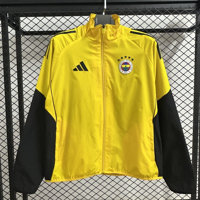 Fenerbahce S.K. 2026/2027 windbreaker coat Yellow