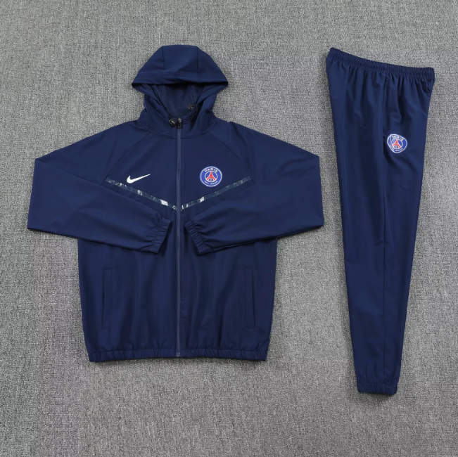 Paris Saint-Germain PSG 2025/2026 windbreaker royal blue suit