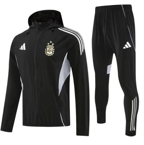 Argentina 2025/2026 windbreaker black suit