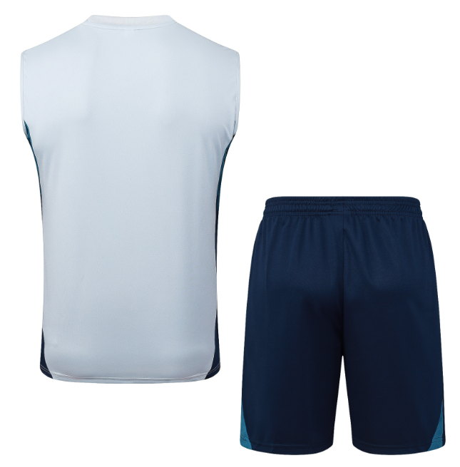 Arsenal 2025/2026 vest tracksuit light grey