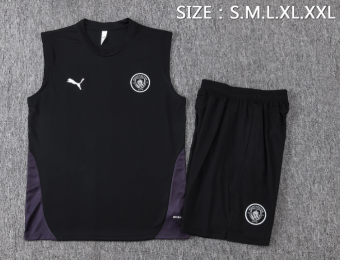 Manchester City 2025/2026 vest tracksuit black