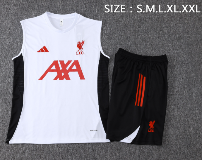 Liverpool 2025/2026 vest tracksuit white
