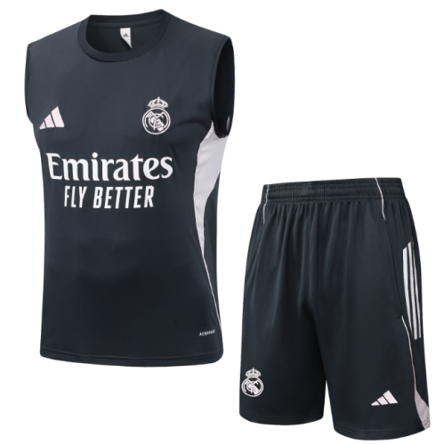 Real Madrid 2025/2026 vest tracksuit dark grey
