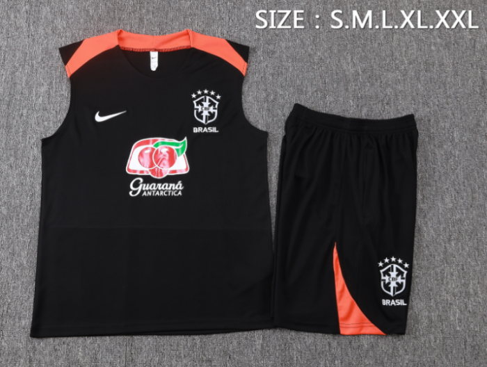 Brazil 2025/2026 vest tracksuit black