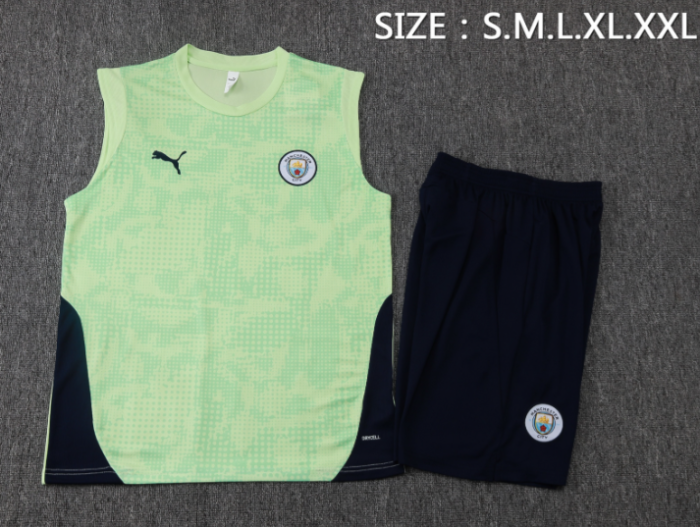 Manchester City 2025/2026 vest tracksuit green