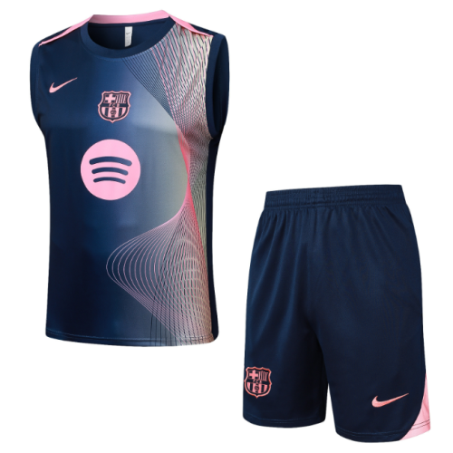 Barcelona 2025/2026 vest tracksuit camouflage royal blue