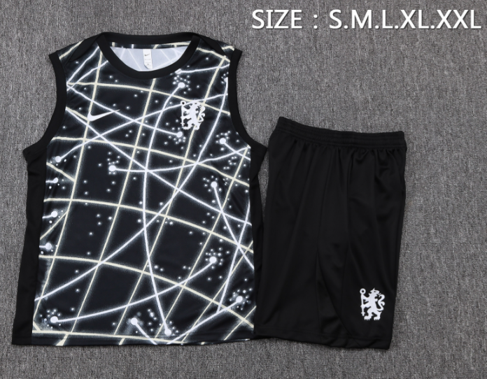 Chelsea 2025/2026 vest tracksuit white&black