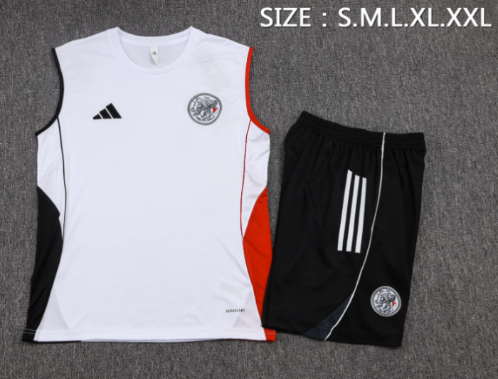 Ajax 2025/2026 vest tracksuit white