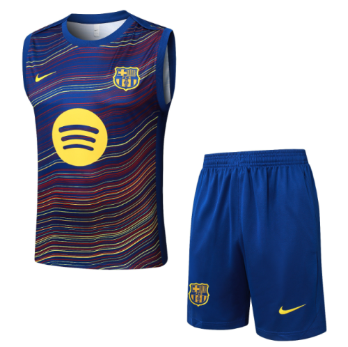 Barcelona 2025/2026 vest tracksuit camouflage blue