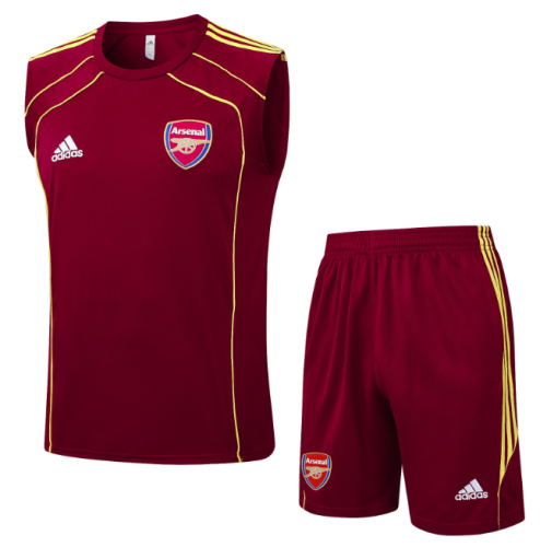Arsenal 2025/2026 vest tracksuit brown
