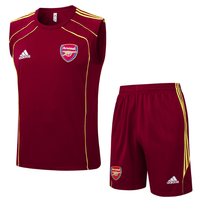 Arsenal 2025/2026 vest tracksuit brown