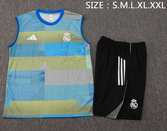 Real Madrid 2025/2026 vest tracksuit blue&green