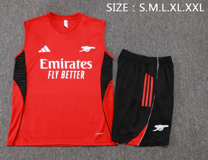 Arsenal 2025/2026 vest tracksuit red