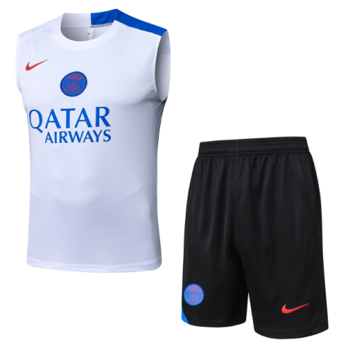 Paris Saint-Germain PSG 2025/2026 vest tracksuit white