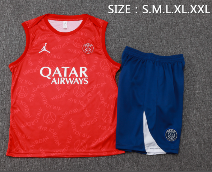 Paris Saint-Germain PSG 2025/2026 vest tracksuit JD red