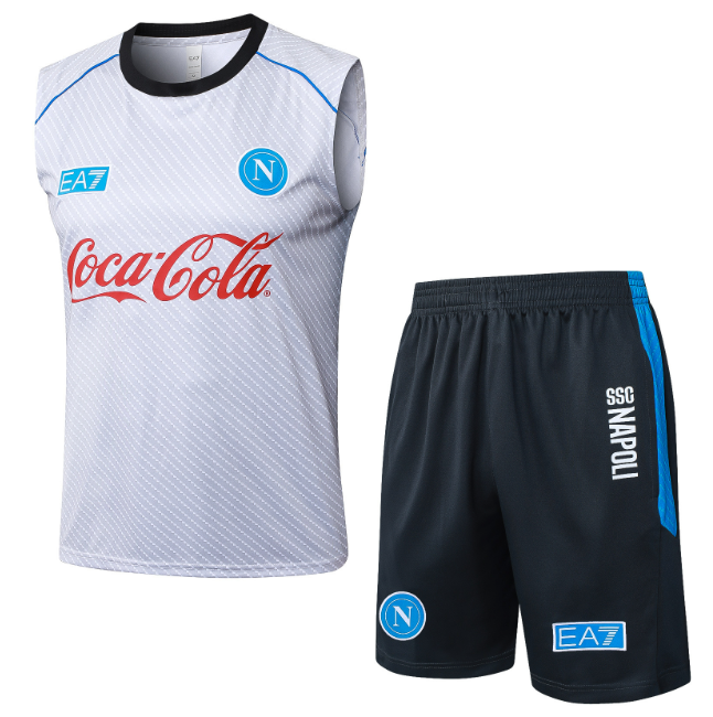 Napoli 2025/2026 vest tracksuit light grey