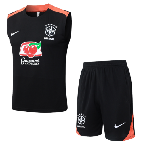 Brazil 2025/2026 vest tracksuit black